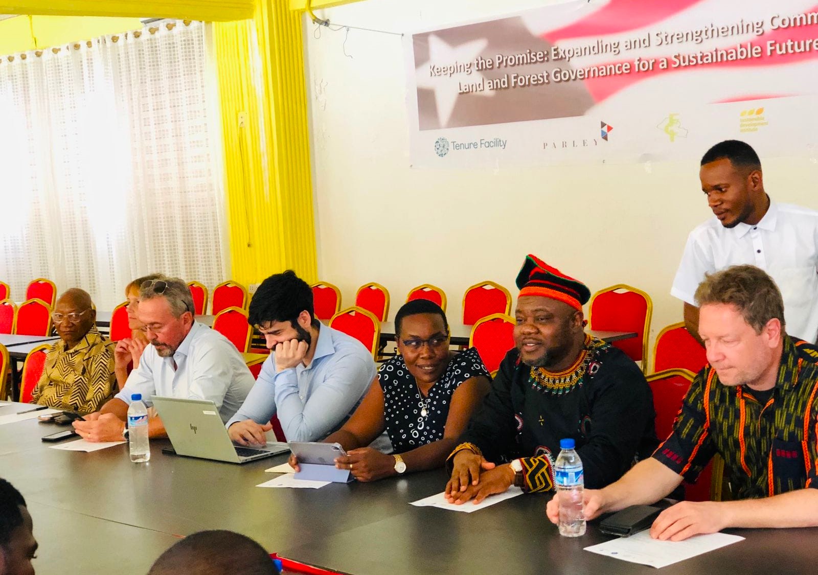 Participants at the official lunch program