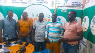 Project team in the studio